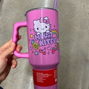 NWT Hello Kitty Tumbler with straw and handle